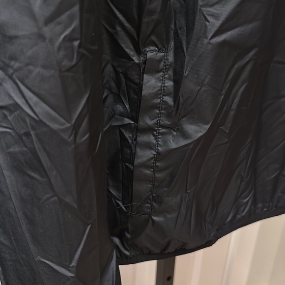 Starter Girls' Popover Packable Jacket Storm Star  1/4 Zip Black Hooded - Picture 8 of 16